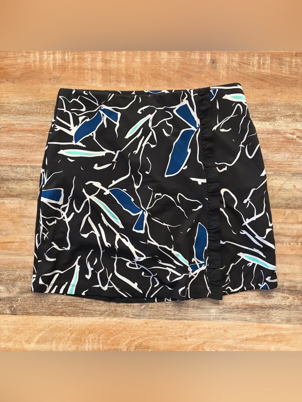 Callaway Athletic Skort Size Small Black Blue White Golf, Pickleball, Tennis,